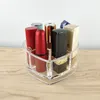 Caixas de armazenamento Caixa de batom Batom Recipiente Coração Lip Lip Organizer Box de maquiagem