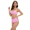 Costumi da bagno da donna Costumi da bagno sexy Bikini push-up Abbigliamento da spiaggia da donna Reggiseno imbottito Mini perizoma Costume da bagno femminile Costumi da bagno