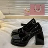Dress Shoes 2023 Fashion White High Heels Thick With Mary Jane College Girls Platform Lolita Japanese JK Women Sandals