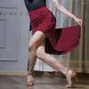 Bühnenkleidung Fransen Latin Dance Rock Frauen Kostüm Rot Rumba Tanzen Samba Tap Kleidung Salsa Dancewear JL3444