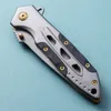 Ny hög hårdhet Självförsvar Knife G10 Folding Knifing Camping Portable Pocket Knife Golden Folding Knife Free Frakt