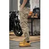 Broek camouflage marine broek harem y2k tactische militaire vrachtbroek heren technische kleding hoogwaardige outdoor hiphop werk stack platte noedels p230529