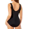 Costumi da bagno Sexy 4XL Costumi interi grandi Costumi da bagno chiusi Plus Size Costumi da bagno Push Up Body Costume da bagno per piscina Beach Costume da bagno da donna AA230529