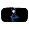 Kosmetiktaschen Hollow Knight Bleistiftbox Große Kapazität Reißverschlussetui Kinder Schreibwarentasche Niedliche Leinwand Stiftaufbewahrung Geschenk