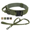 Collari per cani Guinzagli Guinzaglio tattico militare German Shepard Medium Large S Lead For Walking Training Collare Maniglia di controllo Drop Del Dhl7I