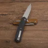 C6920 Flipper Folding Knife 8Cr13Mov Satin Drop Point Blade G10/Stainless Steel Sheet Handle Ball Bearing Fast Open EDC Pocket Folder Knives with Retail Box