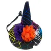 Chien Vêtements Halloween Animaux Chapeau Noir Orange Fleur Citrouille Sorcière Chat Partie Décoratif Réglable Chiot Ornement Drop Delivery Accueil G Dhxko