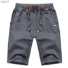 Men's Shorts Men's Summer Breeches Shorts 2022 Cotton Casual Bermudas Black Men Boardshorts Homme Classic Brand Clothing Beach Shorts Male L230520