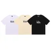 Rocky Kith Tシャツ男性女性Tシャツ洗浄ティーハイメンズポロコットン夏のショートスリーブデザイナーショーツスリーブラグジュアリー服276p