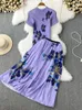 ワークドレス夏のファッションフラワースカートスーツ女性ストレッチカラーブロックニットトップハイウエストフローラルプリントホリデー2ピースセット