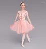 Sahne Wear 2023 Profesyonel Bale Tutu Sert Organdy Platter Etek Yetişkin Klasik Kostüm Dans Elbisesi B-2407