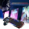 Combos multimídia teclado e mouse combinando jogos com fio frigideira mecânica keyboard 2000dpi Mouse Gamer Set para PC Computer