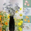 Dekoracyjne kwiaty 3 szt. 60 cm sztuczny kosmos 5 kolorów eleganckie fałszywe gesang kwiat jedwabny salon taras weselny dekoracja domu