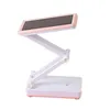 Lampes de table Charge solaire USB Lampe de bureau à double usage Led Protection des yeux pliante Étudiant Dortoir Lecture