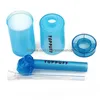 Rökande rör Plast Spot 124mm 4 Färguppsättning Plast HOOSH TOPPUFF Portable Cylindrical Water Pipe Drop Delivery Home Garden Hous Dhiz7