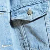 Vestes pour femmes veste en jean hommes à capuche décontracté Jean Streetwear couleur unie col rabattu manteaux Jacktes chapeau détachable