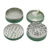 Pipe à fumer New Crack Paint Smoke Grinder 4 couches 63mm Creative Texture Matte Zinc Alloy Smoke Grinder