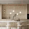 Kroonluchters bouwen uw huis LED DIY textielriem wit glas bubbel plafond kroonluchter lumunaire indoor verlichting lamp voor woonkamer