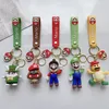 19 New Children's toys super Marie brothers Keychains Pendant
