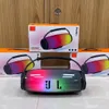 Pluse6 Music Pulse Bluetooth Speaker Colorful Light Portable Outdoor Subwoofer LED Sound