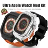 För Apple Watch Ultra 49mm Series 8 7 6 5 4 SE 44mm 45mm AP Modification Kit Set Protective Case Band Rem omslag