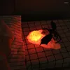 Nachtverlichting 3D Gedrukt Led Light Oogbescherming Vuur/Ice Dragon Tabletop Kinderen Sleep begeleiden USB -lading voor slaapkamer/woonkamer