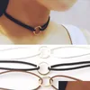 Chokers Choker Rétro Collier Court Chaîne De Mode Cerf En Cuir Corde Accessoires Féminins Bijoux Décoratifs 387627 Drop Delivery Neckl Dhtfa