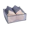 Storage Drawers Bra Boxes Underwear Clothes Organizer Der Nylon Divider Closet Foldable 6/7/11 Grids Separated Drop Delivery Home Ga Dhp2E