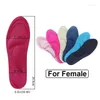 Women Socks 4D Massage Insoles High Heel Orthopedic Pain Relief Memory Foam Spongesports Shoe Pads For Men Flat Feet Arch