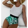 Swim Wear Summer Sexy Floral One-Piece Swimsuits Closed Fa Swimwear Push Up Women's Swim Wear Body Bathing Suit Beach Pool Bather 2022 AA230529