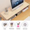 Lapdesks Multifunction Desktop Monitor Stand Computer Screen Riser Thicken Board Rack Laptop Stand Desktop Notebook TV Shelf (White)