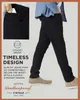 Weerbestendige vintage herenjeans | Super-soft denim stretch voor mannen blauwe zwarte slanke pasvorm