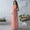 Moderskapsklänningar kläder aftonklänning elegant gravid kvinnlig ärmlös klänningspografi rekvisita kvinnliga vestidos ropa embarazada