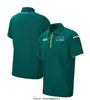 Astons Men's Polos 2023 Nowa koszulka Racing Polo Jersey F1 T-shirt