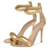 Sandaal één riem dames sandalen sexy goud stiletto hiel rug zip cover hakken vrouw designer schoenen luxe zomer sandalias 220901