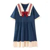 Dames slaapkleding prinsesstijl zomer Kawaii nachthemd jonge vrouw nachtdress korte mouw jurk zacht katoenen Japanse lingerie homedress