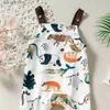 Rompers Cartoon Ubrania dla niemowląt dla nowonarodzonego chłopca kombinezonu świat World Baby Rompers Summer Infant Bodysis Bodysuits 0-18 Miejsce T230529