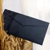 Hediye sargısı 40 PCS Siyah Zarflar Kartal Narin Festival Aksesuarları Parti Tedarik Düğün Düğün Kompakt Kağıt Çok Fonksiyonlu Gelin