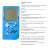 Classic Game Retro Puzzle Toy Console de jeu portable grand écran bleu