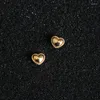 Серьги с грибами Goldtutu 9k14k твердые золотые сердце