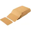 Gift Wrap 300 Pcs Kraft Cardboard Flash Cards Studying Small Note Blank Notecards Memory Flashcards Learning Greeting Paper