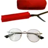 Lunettes de soleil à collectionner GG0607 Fil d'or pour hommes et femmes lunettes optiques anti-lumière bleue avec monture myopie INS