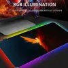 Pads Tom Clancy's The Division Gaming RGB Myse Pad Guma Mata Mata Deskmat Mousepad Gamer Dywan mausepadowy akcesoria komputerowe Maty PC