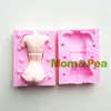 Bakformar mompea MPA1656 Kvinnlig kroppsformad silikon mögelkaka dekoration fondant 3D matklass
