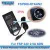 Adapter Genuine FSP060RTAAN2 AC Adapter 24V 2.5A FSP060RAA Power Supply 60W for UE Laptop Charger Round with 3 Pins