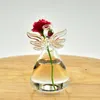 Vasen Hydroponic Flower Plant Vase Clear Angel Hängende Terrariumflasche Home