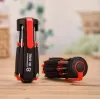 Multi-Screwdriver Torch 8 in 1 Screwdrivers with 6 LED Powerful Torch Tools Light up Flashlight Screw Driver Home Repair Tools