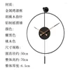 Wall Clocks Modern Style Decor Clock Kitchen Vintage Silent Nordic Unusual Stylish Wooden Reloj Pared Desk WWH35xp