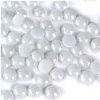 Ceramic flat-bottomed hot diamond semi-round Pearl DIY clothing beauty decoration accessories cross-border hot diamond