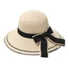 Chapéus de aba larga primavera malha de sol chapéu de sol com temperamento vestido de noiva moda de sol para padres ao ar livre masculino viseira